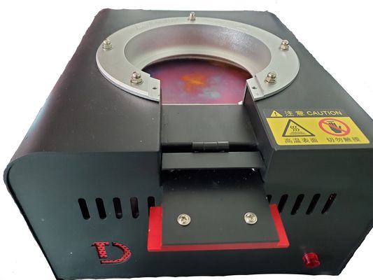 Instrument voor het kalibreren van oppervlaktetemperatuursensoren met een testdiameter van 130 mm in zwart