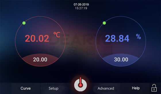 Witte thermometer en hygrometer kalibratie klimaat standaard kast voor OBM kopers