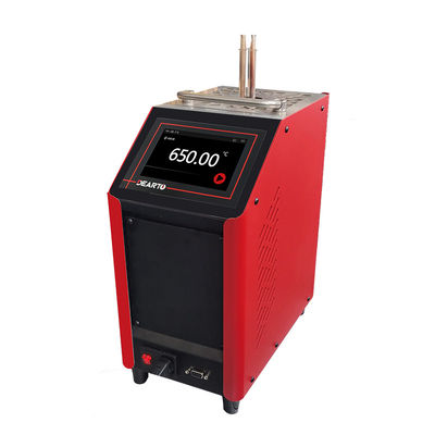 Rode draagbare intelligente droge put 50-660 C mediumtemperatuur kalibratieoven