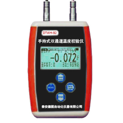 Handheld industriële thermometer enkel/dubbelkanaal als standaardtemperatuurreferentie
