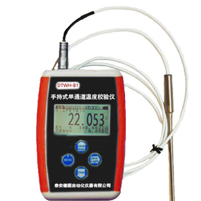 Handheld industriële thermometer enkel/dubbelkanaal als standaardtemperatuurreferentie