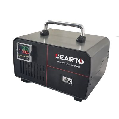 Elektronisch micro-droogputtemperatuurkalibrator met aanpasbaar blok -10 tot 400°C